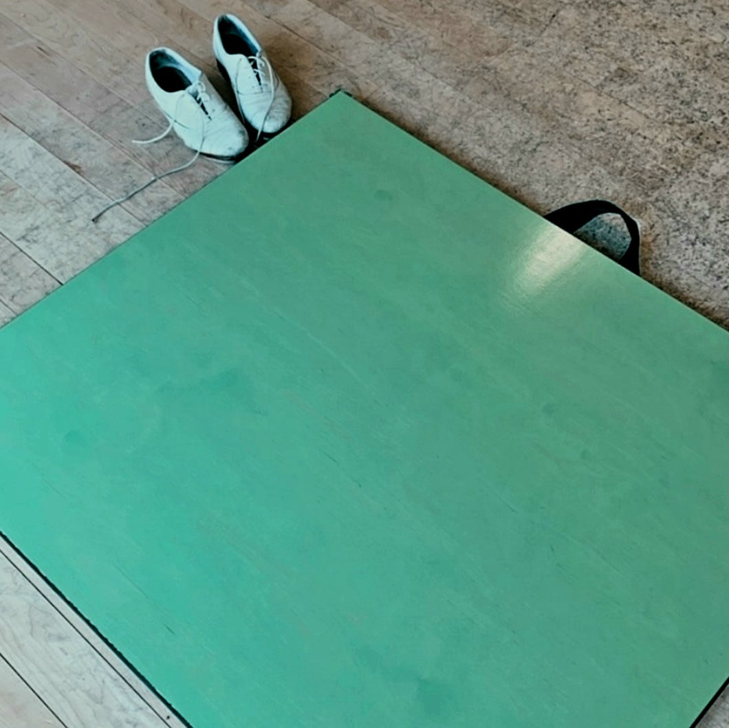 Small Sized Tap Board - Solid Dance Surface - Custom Staining - JADE